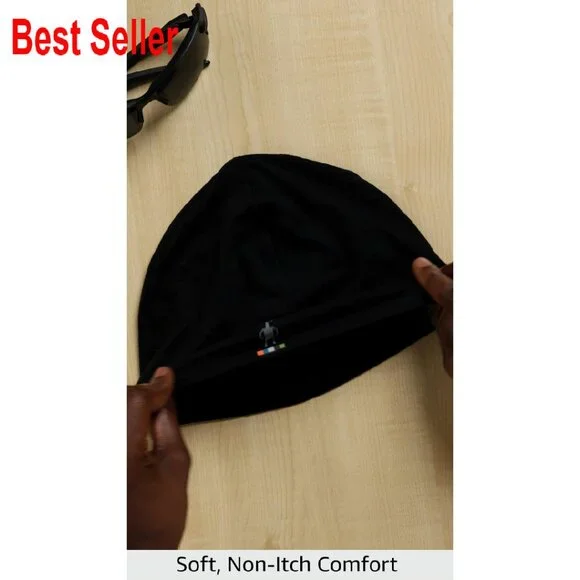 Merino Wool Beanie Lightweight Classic Minimal Unisex Year-Round Essential
